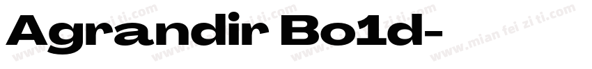 Agrandir Bo1d字体转换